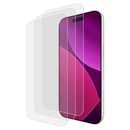Case-Mate iPhone Air Screen Protector with Installation Tray - Clear | [Pack of 3] Durable & Anti-Scratch Tempered Glass with Touch Sensitivity - Ultra High Clarity, Case-Friendly & Easy to Apply - size: iPhone Air