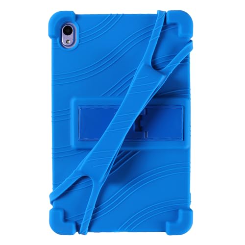 2 Pack Universal Tablet Hand Silicone Strap, Security Hand-Strap for 7-12" Kindle eReaders///Kobo/iPad Pro/Air/Lenovo/Galaxy Tab, Lightweight Black High-Elasticity Finger Grip Holder, Blue - color: Blue