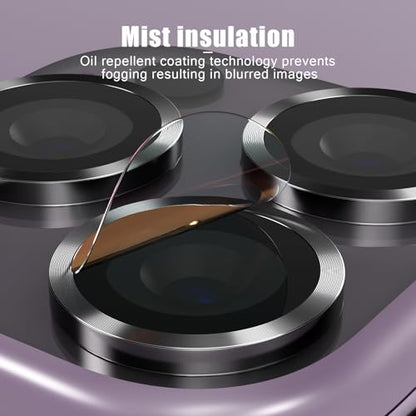 Camera Lens Protector Compatible with iPhone 13/iPhone 13 Mini,Scratch Resistant,HD Clear Tempered Glass Camera Lens Protection Cover,Case Friendly Easy to Install - Black - color: Black, size: iPhone 13/iPhone 13 Mini