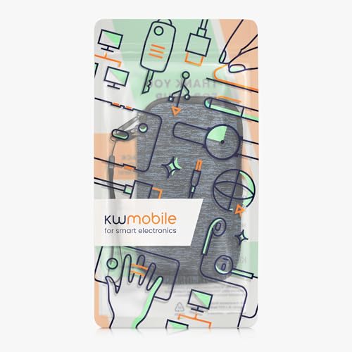 kwmobile Universal Phone Pouch Size XL - 6.7/6.8" - Neoprene Smartphone Pouch with Zip - Water-Repellent Mobile Phone Case - Sleeve in Deep Ocean/Black - color: Deep Ocean / black, size: XL - 6.7/6.8"