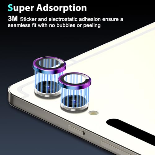 Zeking 2 Set for Samsung Galaxy Tab S10 Plus Camera Lens Protector - color: Color