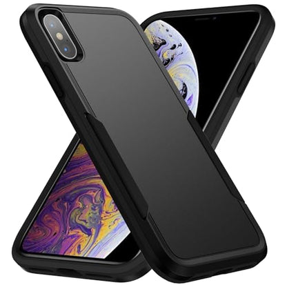Designed for iPhone Xs Max Case, Heavy Duty Protection Shockproof Dropproof Dustproof Anti-Scratch Phone Case Cover Protective Case, Black - size: for iPhone XS Max