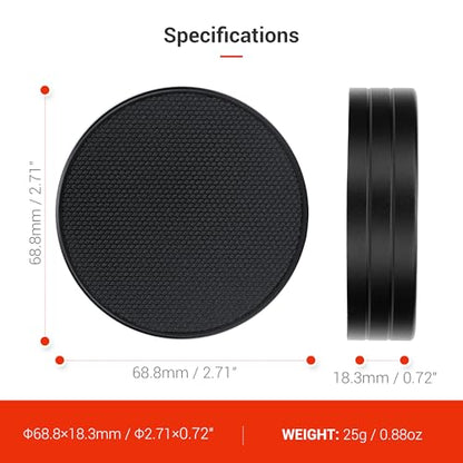 Q3 43 Metal Lens Cap Protector for Leica Q3 43 Q Q-P Camera Accessories - color: Black