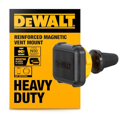 DEWALT Heavy Duty Magnetic Phone Holder for Car, Universal Air Vent