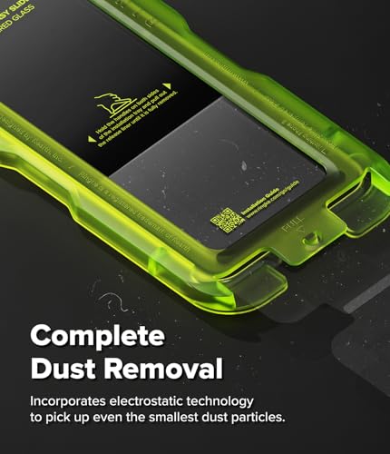 Ringke for Nothing Phone 3 Screen Protector [Easy Slide, 2 Pack] | Easy Installation with Alignment Tool, Case Friendly Premium 9H Hardness Tempered Glass