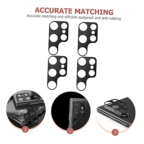 4pcs Camera Lens Protectors Phone Lens Cover Scratch Resistant for Ultra