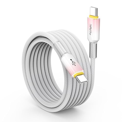 15FT USB C Cable, 60W Fast Charging, 480Mbps Data - color: Pink Gradient, size: 15FT