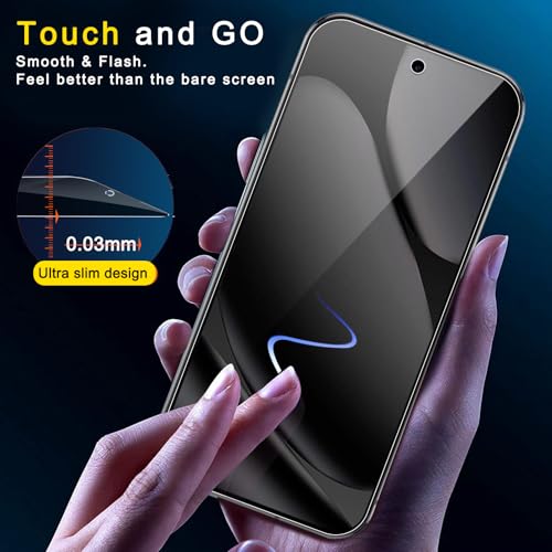 Ferilinso 3 Pack Privacy Screen Protector for Google Pixel 10 Pro XL - size: Google Pixel 10 Pro XL