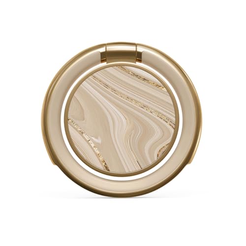 BURGA Cell Phone Ring, Holder Grip and Stand - Finger Phone Grip for Back of Smartphone Case, Kickstand 360 Rotation, Universal Ring for iPhone Samsung Galaxy Huawei Google Pixel, Stylish Accessories - color: Full Glam, style: Gold
