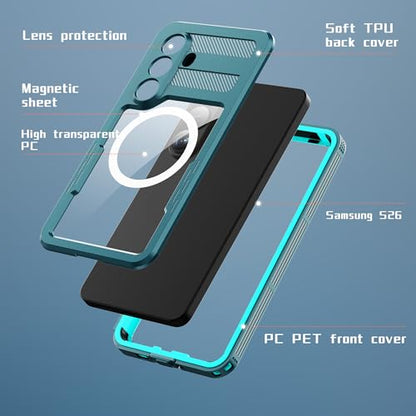 Waterproof Phone Case for Samsung Galaxy S26 Protective Teal - color: Teal, size: Samsung Galaxy S26
