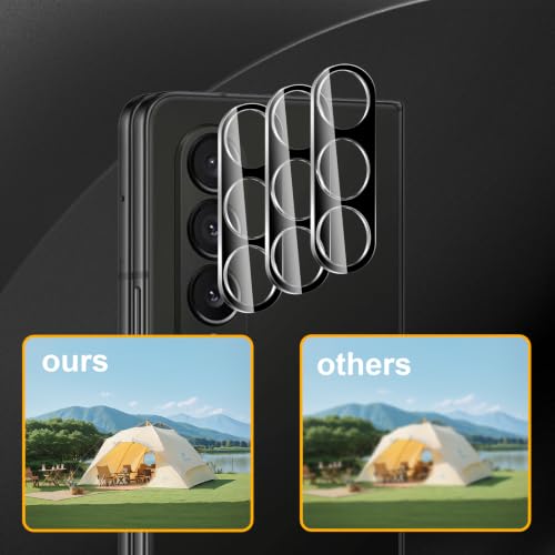 3 Pack Camera Lens Protector for Samsung Galaxy Z Fold 4 - size: Galaxy Z Fold 4