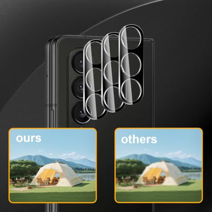 3 Pack Camera Lens Protector for Samsung Galaxy Z Fold 4 - size: Galaxy Z Fold 4