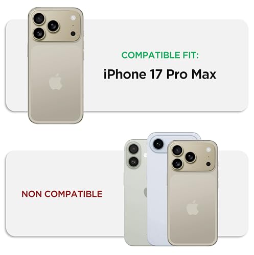 Encased Waterproof Case for iPhone 17 Pro Max with Belt Clip (IP-68) Full-Body Military Grade Protection with Camera Control Button and Port Covers, Compatible with MagSafe - size: iPhone 17 Pro Max