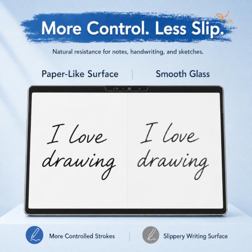 Megoo Paper Screen Protector for Surface Pro 12th/11/10/9/8/X, 13 Inch - size: Surface Pro 13"