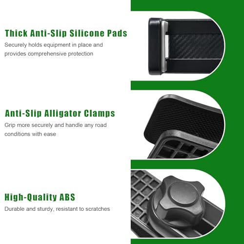 Sun Visor Phone Holder, 360° Rotatable Auto Visor Clip Foldable Smartphone Mount, Multifunctional Adjustable Rearview Clamp Compatible with Most cellphones, Car Accessories (Gray) - color: Gray