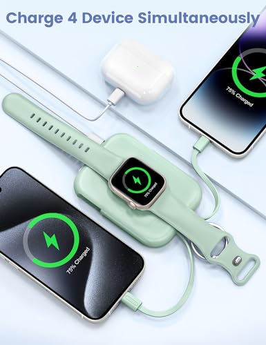 RORRY CharmGo Portable Charger, 5000mAh Portable Charger Power Bank - color: Green