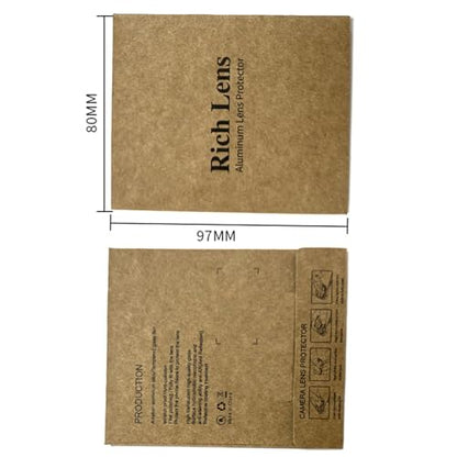 Matte Finish Camera Cover Guard Anti Fingerprint Film Design for Phone Shockproof Design Aluminum Alloy Frame