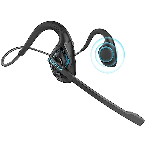 BANIGIPA Bluetooth Headset with Microphone, Open Ear Headphones with Mic