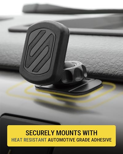 Scosche MXDM Magnetic Phone Holders for Your Car, Dashboard Cell Phone Holder with Extra Strong Magnet and Thick Metal Plate, Car Mount Cellphone Stand Compatible with iPhone, Samsung and More, 2 Pack - size: 2 Pack, style: Extra Strength - Dash