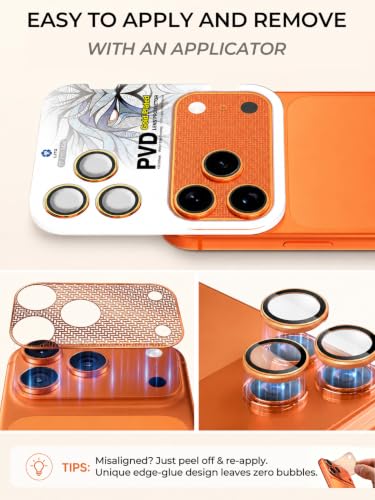 LITO Metal Camera Lens Protector for iPhone 17 Pro Max, Deep Blue - color: Deep Blue