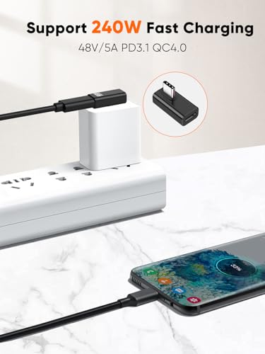 CableCreation 90 Degree USB C Adapter 2 Pack, Right Angle USB C Adapter - style: Middle Angle