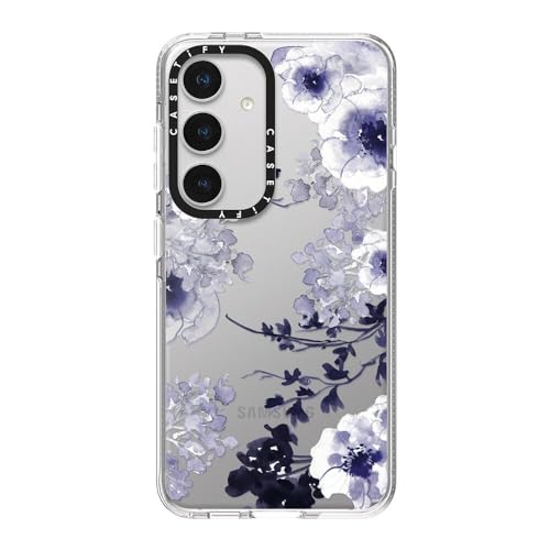 CASETiFY for Galaxy S24 Case - Impact Clear | Not Yellowing | 6.6 ft. Drop Protection | BLUE SPRING | Clear - color: BLUE SPRING, size: Galaxy S24