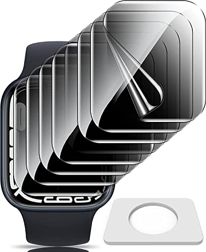 UniqueMe 8 Pack for Apple Watch Privacy Series 9/8/7 Screen Protector 41mm - size: 41mm