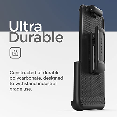 Encased Belt Case Designed for iPhone 13 Mini Case with Built-in Screen Protector and Holster Clip Phone Holder (Falcon Black) (iPhone 13 Mini) - size: iPhone 13 Mini