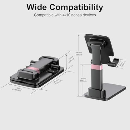 Adjustable Cell Phone Stand for Desk with All 4-10 Inches Smartphone