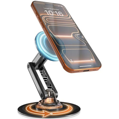 Cooper Mag360 Magnetic Phone Stand for Desk, MagSafe Stand for iPhone 17 - color: Stealth Black