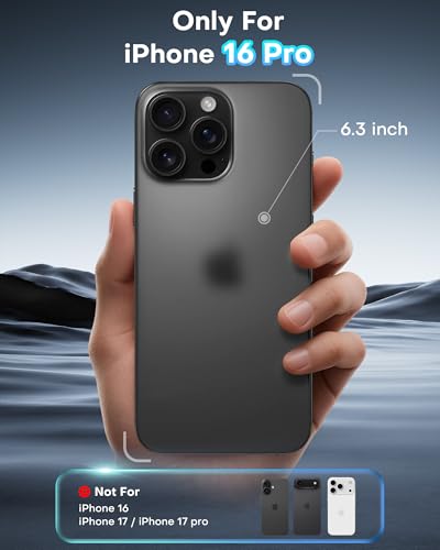 OMOTON 2 Pack for iPhone 16 Pro Privacy Screen Protector 6.3 inch - size: iPhone 16 Pro