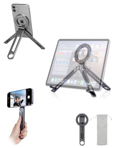 Magnetic iPad Tripod Stand Phone Holder for iPad Pro/Air/Mini & iPhone