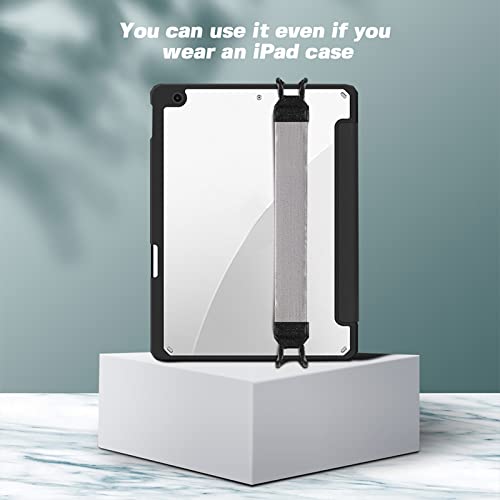 YUNLEI Tablet Stand,Phone Holder,Tablet Holder,Elastic Band Tablets Holder Strap One Hand Anti-Slip Finger Grip Tablets Strap with Metal Bracket Holder Mount