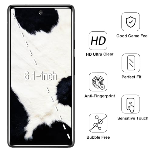 2 Pack Privacy Screen Protector for Google Pixel 6a Tempered Glass - color: Black-Google Pixel 6a