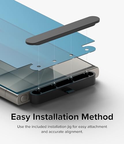 Ringke for Samsung Galaxy S24 Ultra Screen Protector [Dual Easy, 2 Pack]