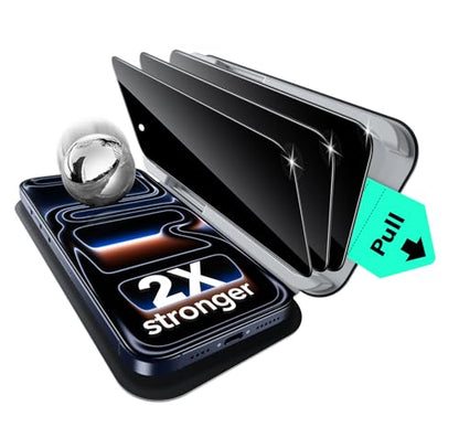ESR 3 Pack for iPhone 17 Pro Privacy Screen Protector, Classic - size: iPhone 17 Pro 6.3 inch