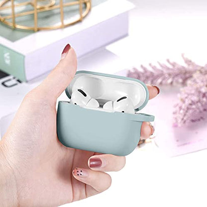 Lerobo for AirPods Pro 2 Case with Keychain, Turquoise - color: Turquoise