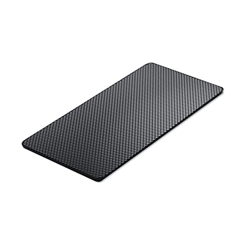 Car Dashboard Stick-On Placing Mat, Adhesive Silicone Pad for Car Interior, Cell Phone & Small Item Holder - Strong Viscosity, Washable& Reusable (Medium) - size: Medium