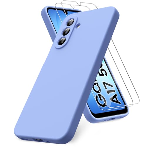 Vansdon for Samsung Galaxy A17 4G/5G Case-Clove Purple | Soft TPU Liquid Silicone Phone Case with 2 Screen Protectors, Military-Grade Protection Shockproof Slim Phone Cover - color: Clove Purple, size: Samsung Galaxy A17 4G/5G