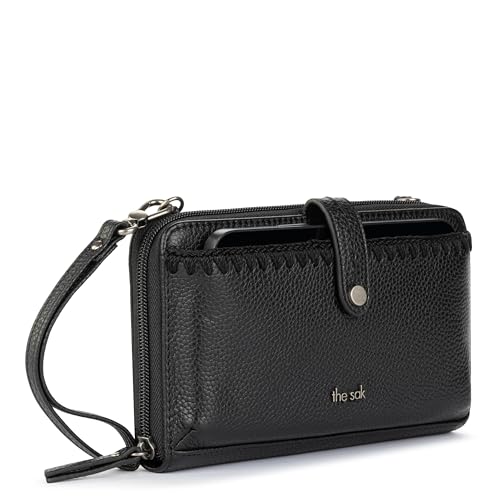 The Sak Iris Smartphone Crossbody Purse - Small Women's Cellphone Bag & Wallet For Everyday- Convertible Wristlet With Zipper | Fits Most Smartphones, Card Slots & Zip Pocket, Detachable Wristlet & Crossbody Straps, Hands-Free for Travel & Errands - color