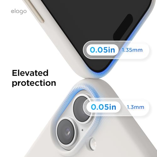 elago Premium Magnetic Silicone Case for iPhone 17 Stone | Compatible with MagSafe, Liquid Silicone Material, Protection, Shockproof, Slim Phone (Stone) - color: Stone, size: iPhone 17