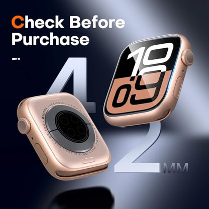 LK LϟK [8 pack] for Apple Watch Series 11/10 Screen Protector 42mm - size: Series 11/10 42mm Protector