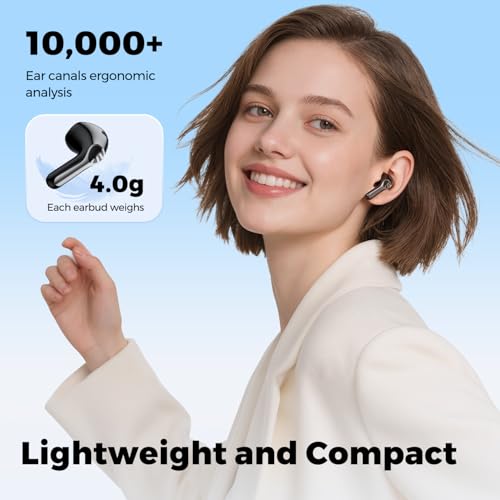 SoundPEATS Air6 HS LDAC Hi-Res Wireless Earbuds, Bluetooth 6.0, 13mm Driver - color: Black