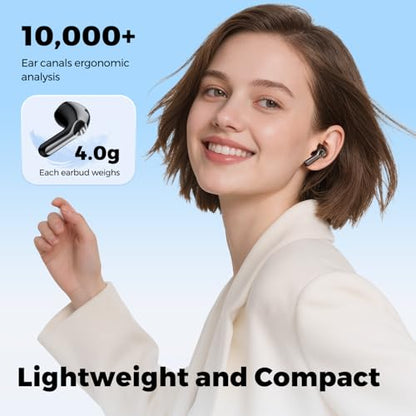 SoundPEATS Air6 HS LDAC Hi-Res Wireless Earbuds, Bluetooth 6.0, 13mm Driver - color: Black