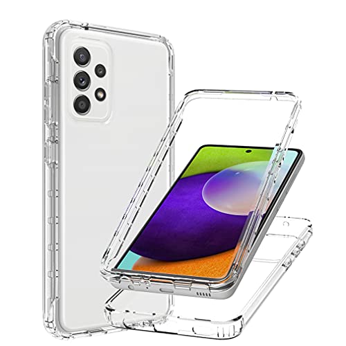 Clear Case Compatible with Galaxy A52 5G/Galaxy A52 4G, Samsung A52 5G Case for Girls Women, Cute Crystal TPU Bumper Shockproof Protective Phone Case Cover for Samsung Galaxy A52 5G (Clear)