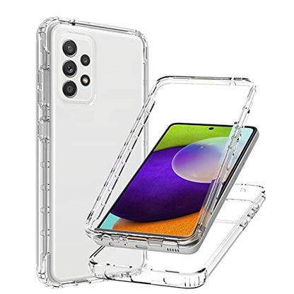 Clear Case Compatible with Galaxy A52 5G/Galaxy A52 4G, Samsung A52 5G Case for Girls Women, Cute Crystal TPU Bumper Shockproof Protective Phone Case Cover for Samsung Galaxy A52 5G (Clear)