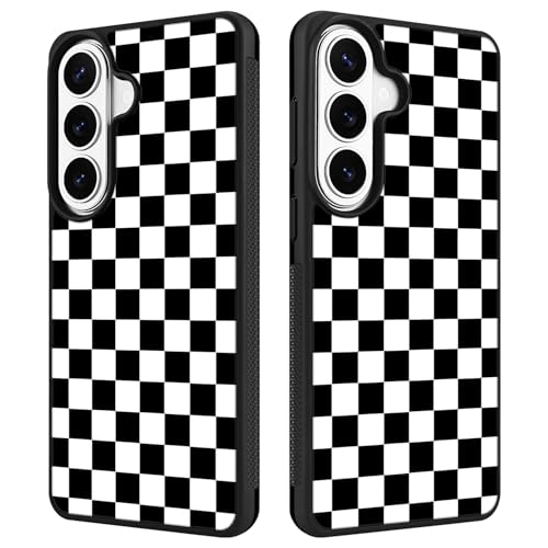 Magnetic for Samsung Galaxy S26 Case Checkered Pattern - color: Checkered