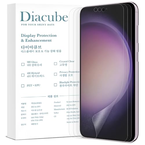 [3 Pack] For Samsung Galaxy S23 Plus, 3 Pack Anti-Glare Matte Screen Protector, [Support Fingerprint Unlock], Anti-Fingerprint, Full Coverage, Bubble-Free Easy Installation with Alignment - size: Galaxy S23 Plus