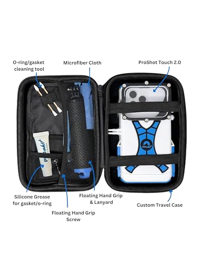 Pro Shot Touch Case 2.0 – Waterproof iPhone Housing, Rated to 50 ft, Compatible with All iPhones, Ideal for Snorkeling, Shallow Diving, and Water Sports. (Fits All iPhones Including 17 Pro & Pro Max)