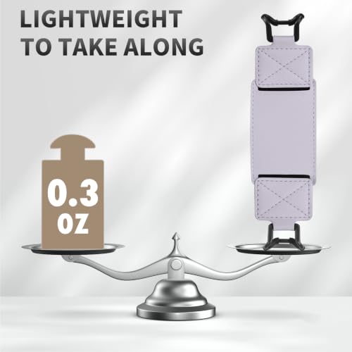Moko 2 Pack Hand Strap for 6-8" Kindle eReaders Tablets, Lavender+Cream - color: Lavender+Cream